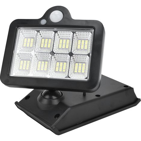 Solarbetriebene Induktionslampe, helle LED-Solarleuchte mit Fernbedienung für Wege, Gärten und Innenhöfe im Freien. (1/5)