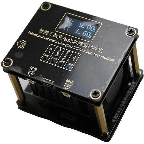 Testeur de charge sans fil intelligent, banc de test de vieillissement, banc de test intégré, support de vieillissement 15 W/10 W/7,5 W/5 W (1/5)