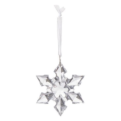 PENDENTE PER L'ALBERO DI NATALE A FORMA DI FIOCCO DI NEVE