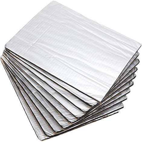 Pieces Soundproof Car Mats 25X18Cm X 5Mm Acoustic and