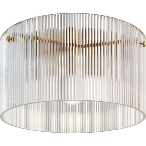 Plafonnier design semi affleurant HORRY transparent (1/5)
