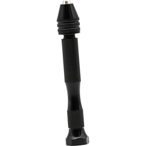 20 pièces Perceuse Manuelle de Précision Pin Vise avec Mandrin Auto-serrant Mors et Forets Rotatifs pour Bijoux Résine et Modélisme Outil Rotatif Ajustable Aluminium (1/5)