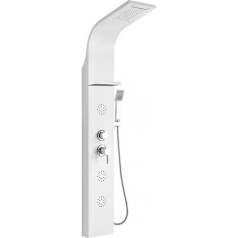 Panneau de douche Mexen Borg, blanc - 7615-03-20 (1/2)
