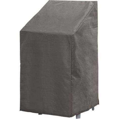 Perel Schutzhaube für Stapelstühle 66 x 95 x 133 cm, wasser- und UV-beständig, robuste Abdeckung für 4–6 Stühle, atmungsaktives Gewebe, ideal für den Außenbereich