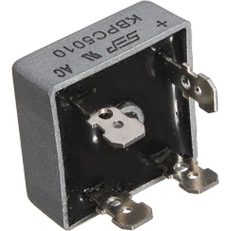 KBPC5010 Puente rectificador 1000V 50A terminales 6,4x0,8mm (1/5)