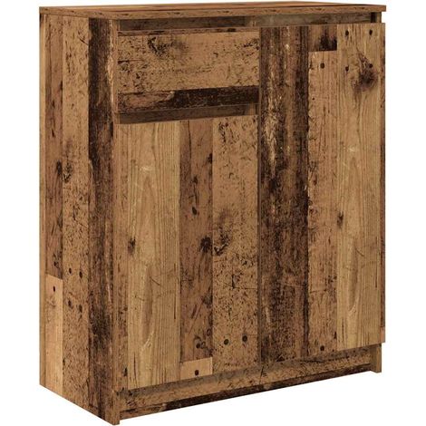 Maison Exclusive - Aparador con cajón madera antigua 71x35x84 cm (1/5)