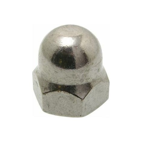 Ecrou hexagonal borgne PAS FIN inox - Qualite Inox: A2 - pas: 150 - Diamètre: 12