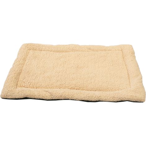 MaxxPet Cojín para perros de 58 x 40 cm, cojín para perros y gatos, cojín para caja de perros, cama para perros, cojín para perros, color crema (1/5)
