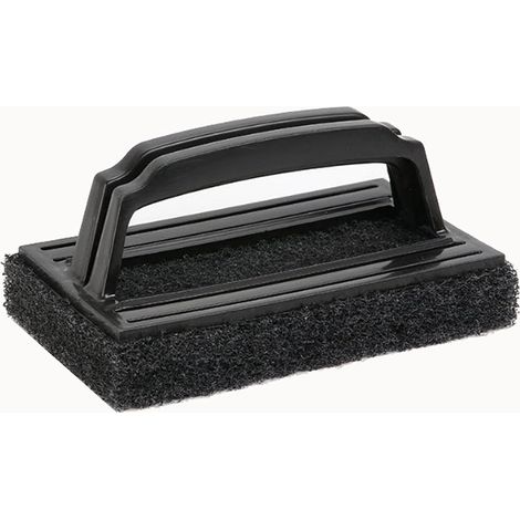 Brosse de nettoyage de piscine manuelle, éponge à récurer, brosse robuste pour carrelage et joints de piscine, murs, revêtements en vinyle, spas, cuisine, salle de bain, douche, lavabo, robinetterie (1/5)