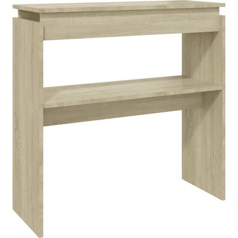 Maison Exclusive - Tavolino Consolle Rovere Sonoma 80x30x80cm in Legno Multistrato
