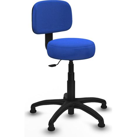 Silla Llanos giratorio bali azul base poliamida 600 topes