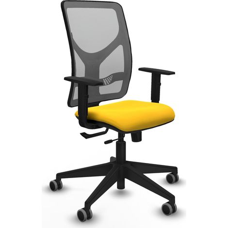 Silla de oficina piqueras y crespo Motilla negro espuma alta densidad (1/2)
