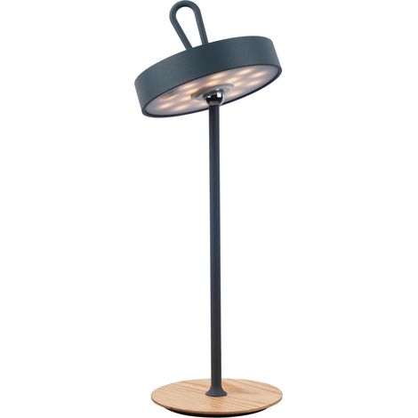 Naeve ELLI Lampe de table LED intégrée rechargeable à intensité variable Gris 3000 K Capteur tactile (1/5)