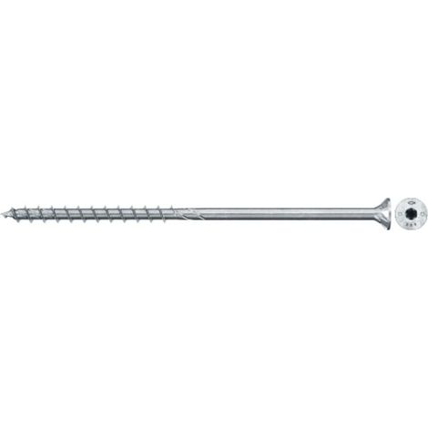 Vis à bois fischer PowerFast II 10,0x200 à tête fraisée TX TG acier galavanisé, passivée bleu 50 pièces (1/5)