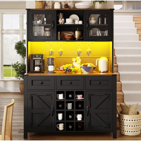 mobile credenza 120x40x170 contenitore LED USB OKMYHOME (1/5)