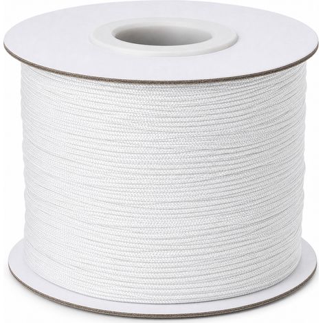 Cordon Tressé 1 mm pour Store Vénitien Jardin Blanc (1/5)