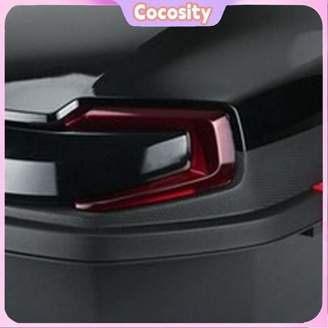 Coffre arrière voiture - COCOSITY - Boîte arrière - Grande capacité - ABS/PP - Blanc/Argent/Noir (1/5)