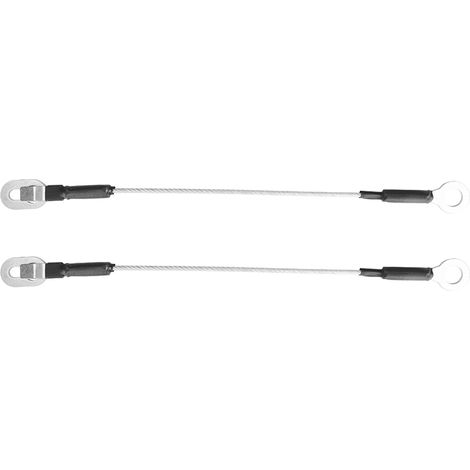 Heckklappenseil (Paar) für Pickups, kompatibel mit Chevy C/K 1500, 2500 und 3500 (1988–2002), inklusive Befestigungssatz aus Stahl. (1/5)