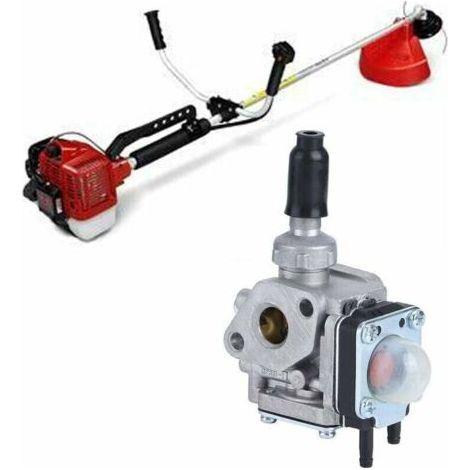Carburatore in metallo, 3,1 x 2,8 pollici, per motore Kawasaki TH43 TH48 - Ricambio esterno (1/3)