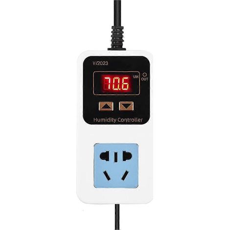 W2023 Digitaler Feuchtigkeitsregler, intelligenter Luftbefeuchter mit US-Stecker (1/5)
