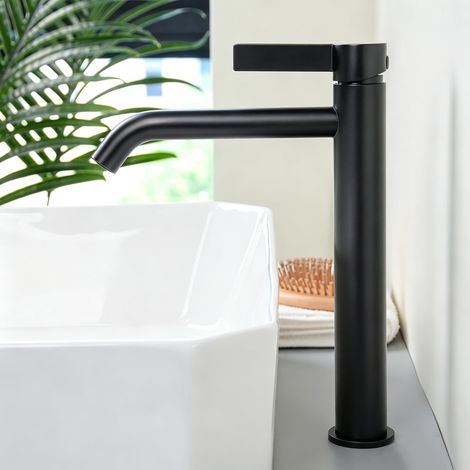 Mitigeur Lavabo Salle de Bain Haut, Robinet Lavabo Vasque à Poser (1/5)