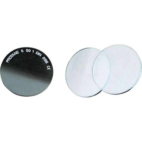 lame de rechange en verre plat vert pour lunettes de sA curitA  50 mm