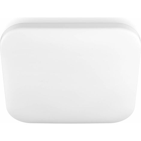 Philips Mauve, plafonnier LED 12W, carré, blanc chaud 2700K, blanc (1/3)