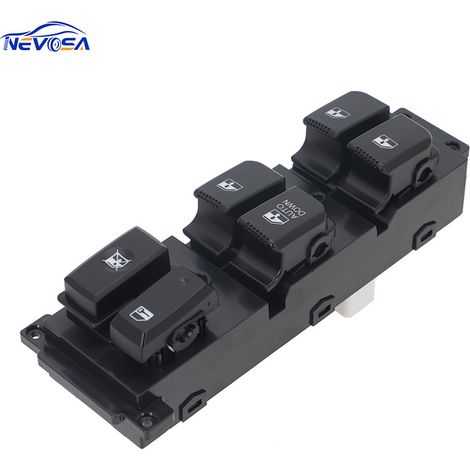 93570-2B730 and 935702B700 are suitable for the driver's side window lift switch in the base model of the Hyundai Santa Fe. (1/4)