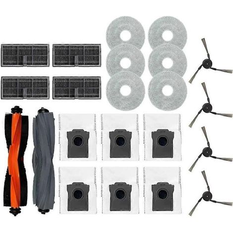 Accessoires de rechange pour aspirateurs Mova P50 Pro Ultra / Mova P10 Pro Ultra : brosse principale, filtre et sacs de nettoyage. (1/5)