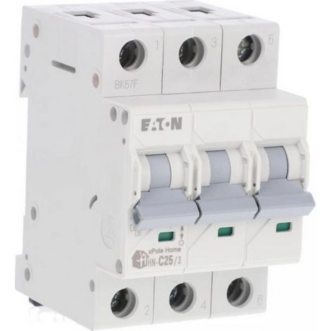 Interruttore automatico 3P C 25A 6kA AC xPole Home HN-C25/3 194893