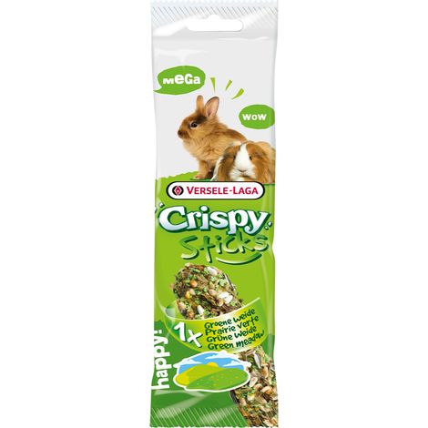 Crispy Mega Sticks Rabbits-Guinea Pigs "Green Meadow", 1 pieza 70g