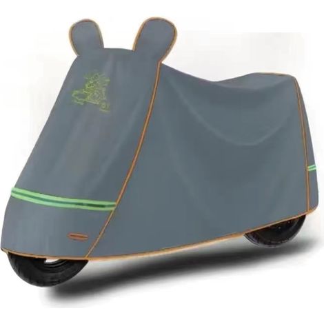 Telo coprimoto con protezione da pioggia e polvere. Realizzato in tessuto Oxford, CZ-124, adatto a motociclette con circonferenza superiore a 2,1 metri. (1/2)