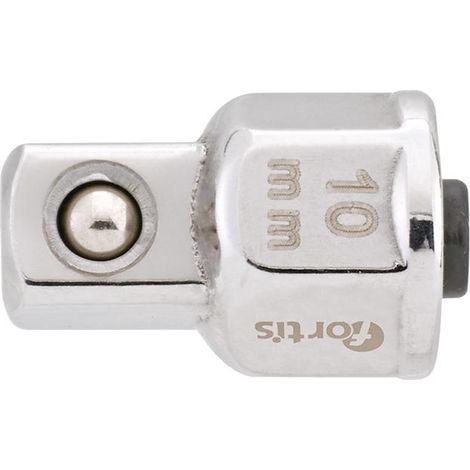 Fortis Steckschlüssel-Adapter 10 mm für 1/4 (1/2)