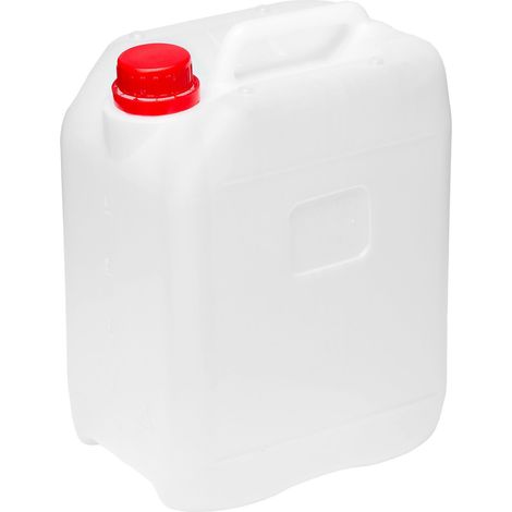 Garronda Jerrican Eau sans BPA jerrican Alimentaire d'eau bidon 5L jerrican Eau 5L bidon Etanche Reservoir Eau Camping Car bidon Eau Camping Accessoires Blanc GD-0082