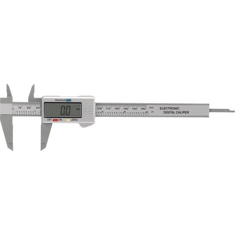 Digitaler Messschieber, Charakteristik-Reset, Umrechnung zwischen Zoll und Metrik, elektronischer Messschieber mit großem LCD-Bildschirm für Differenzmessungen.