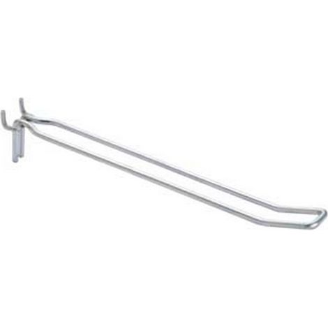 10PZ GANCI A 2 FILI PER PANNELLI FORATI - ø mm.3,8x5x400 l.