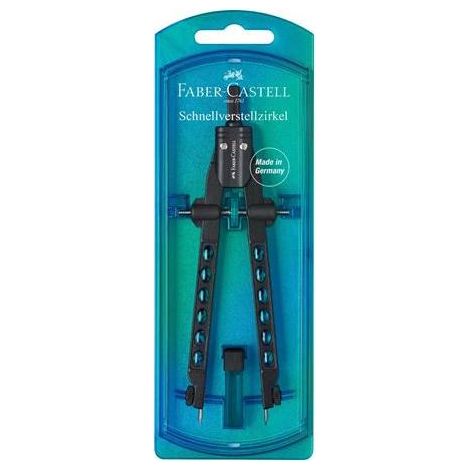 Faber-Castell 174340 compas à secteur Noir, Bleu 1 pièce(s)