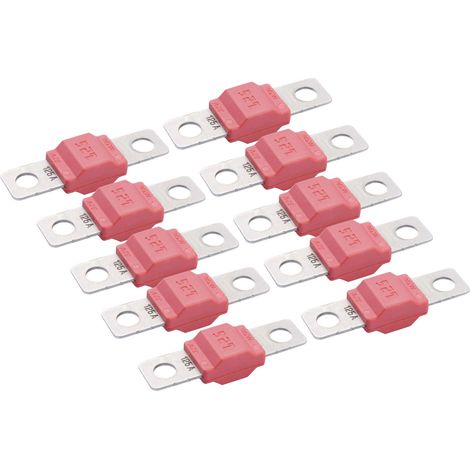 Fusibles type midi vendus par sachets de 10 pieces - dtail : 125 ampères (1/2)