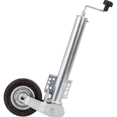 Roue jockey charge lourde avec bride 500 Kg - escamotable - automatique (1/4)