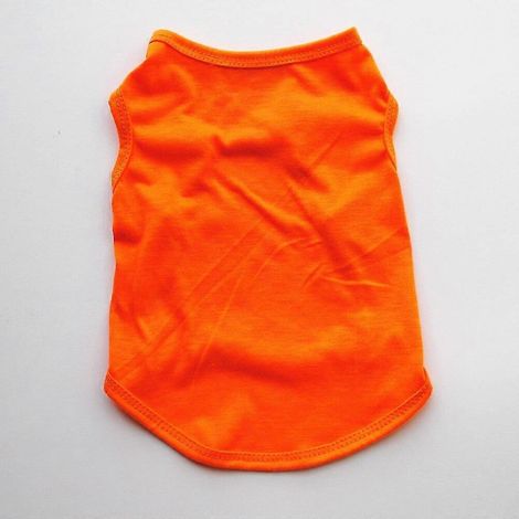 Ropa de verano para mascotas, para perros pequeños y medianos, camiseta de algodón lisa, accesorios para perros, artículos para mascotas, chalecos para gatos, conjuntos para mascotas, tallas XS-3XL, c (1/5)