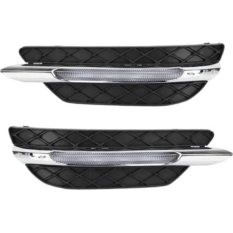 Garniture de phare antibrouillard moulé 2048803224, 2 pièces, couvercle de remplacement pour phare antibrouillard diurne, pour mercedes-benz W204 classe C (1/4)