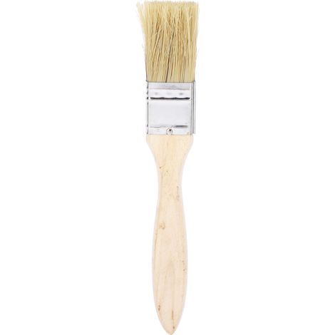 20-teiliges Pinselset mit Kunsthaar, flachen Holzgriffen (25 mm) zum Grillen oder Reinigen (1/5)