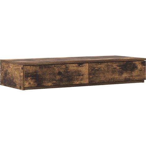 Maison Exclusive - Cajones de cama con cajón Roble ahumado 100 x