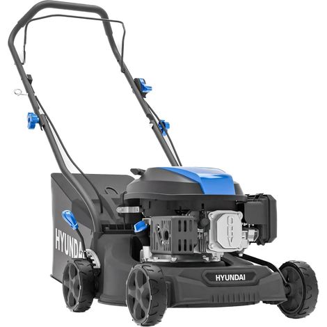 Tondeuse à Gazon Thermique Noire 40 cm, Moteur 139 cm3 3,7 CV 4 Temps, Bac 40 L, 7 Hauteurs 25-75 mm, Poussée (1/5)