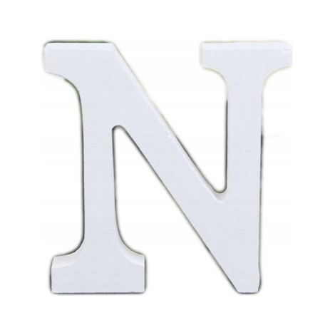 Lettre en bois « N », 16 cm, 1 pc. (1/2)
