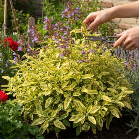 Sauge officinale Icterina/Godet - 5/20 cm