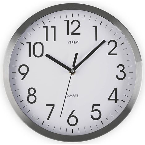 RELOJ PARED REDONDO Ø30,5 CM - ALUMINIO - 20550073 (1/5)