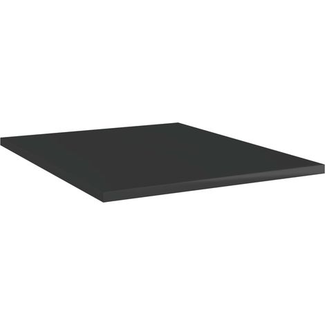 Maison Exclusive - Bücherregal-Bretter 8 Stk. Hochglanz-Schwarz 4
