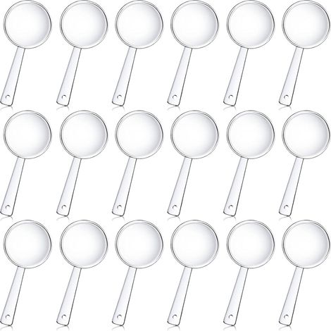 Lot de 30 mini loupes de poche en plastique. Petites loupes en plastique pour la maison, l'école, les activités de plein air, l'observation scientifique et la lecture. (1/5)