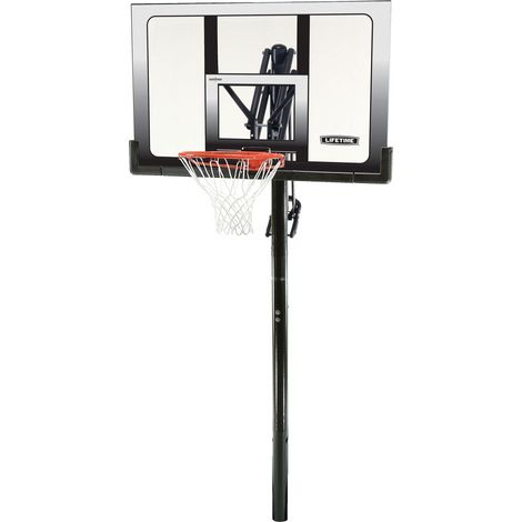 Lifetime Adjustable In-Ground Basketball Hoop (52-Inch Polycarbonate) (1/5)